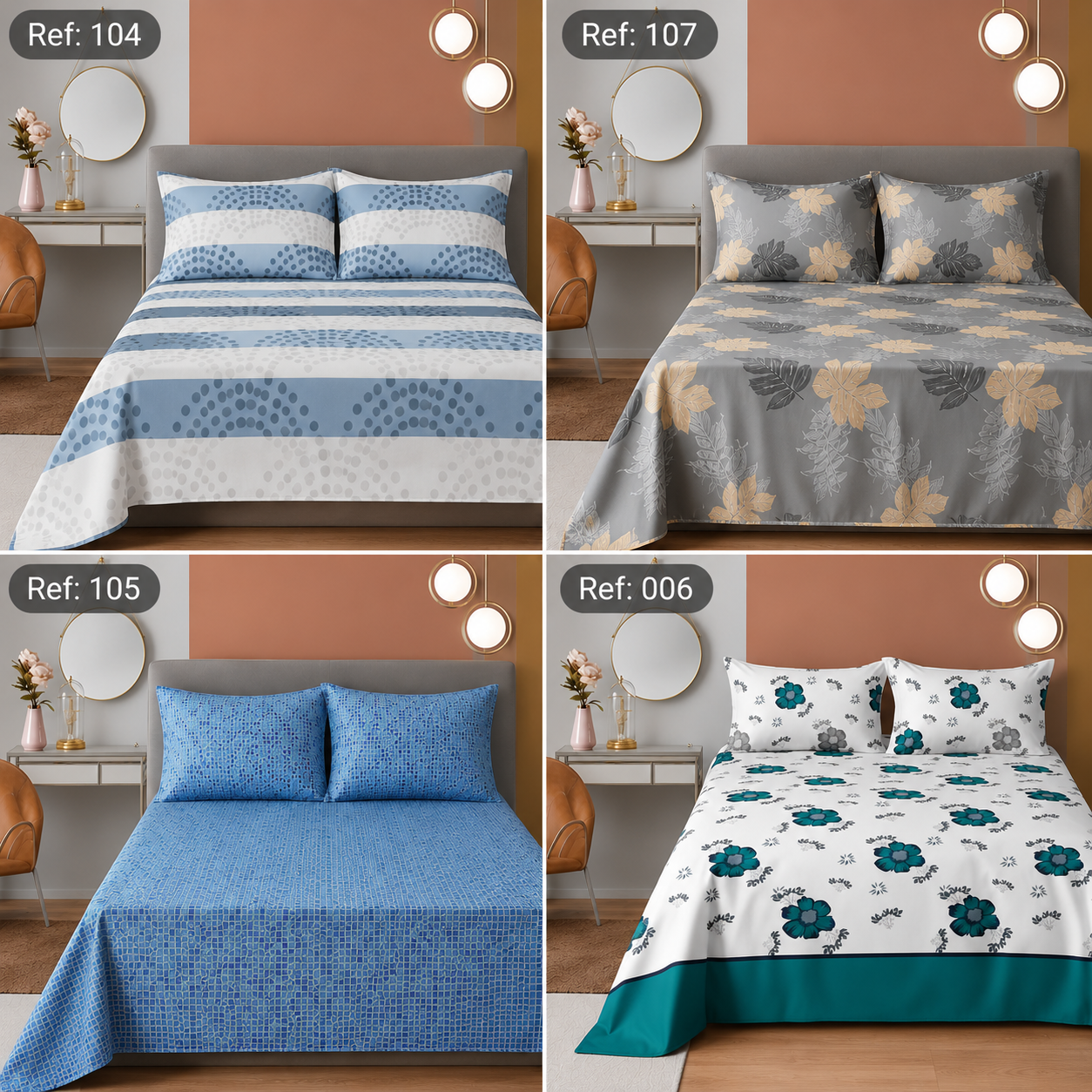 Juego de sabanas GEMA HOME – Suaves y  Frescas