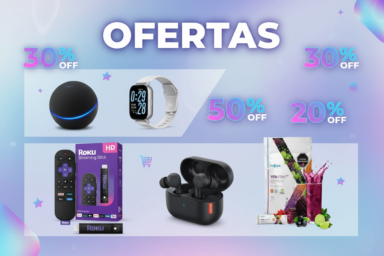 Banner de Ofertas con Productos