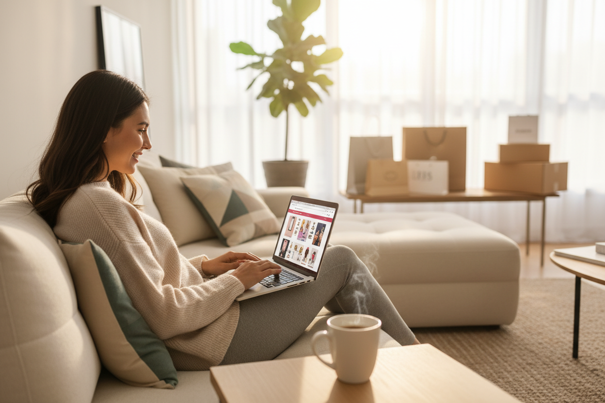 Comprando online desde casa