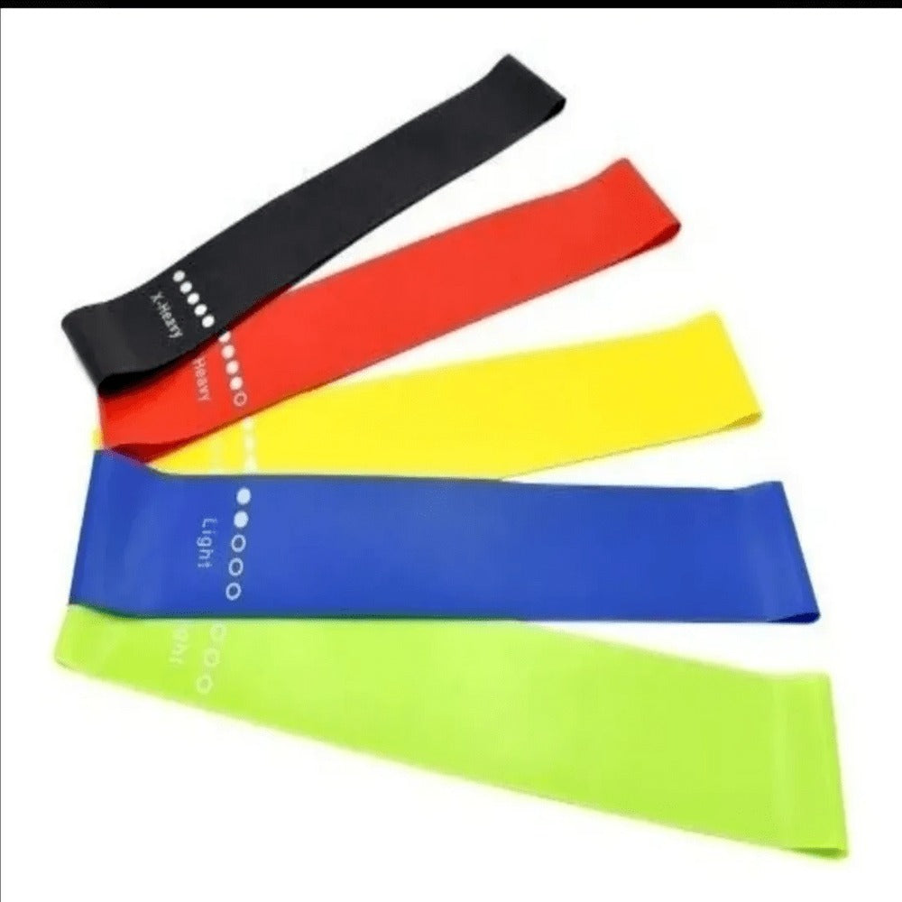 Kit de Bandas Elásticas x4 con 4 Niveles de Resistencia