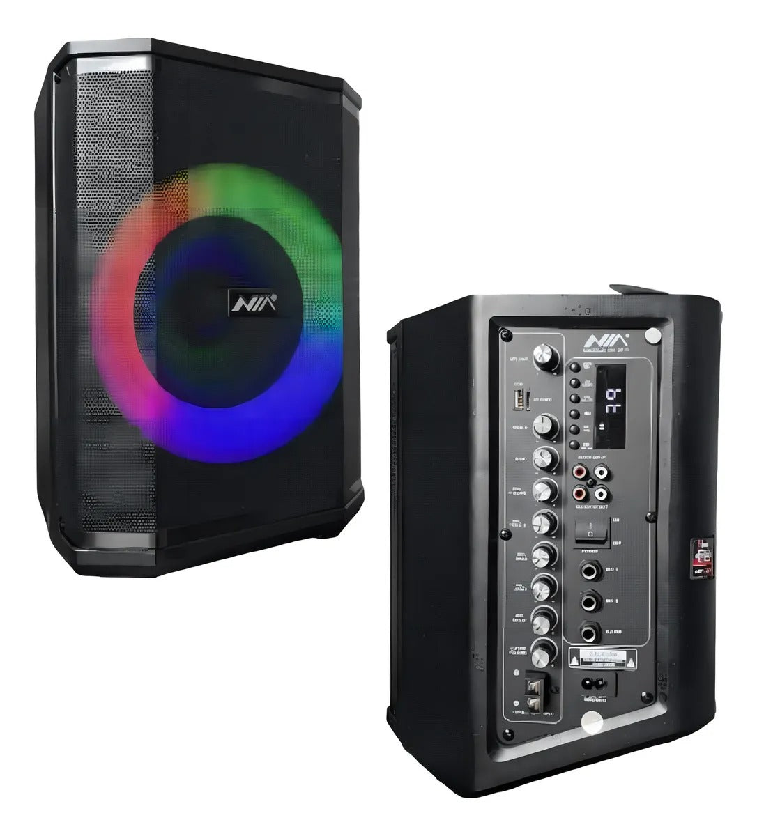 Parlante Woofer 8" NIA AN-2018 con Micrófono Inalámbrico