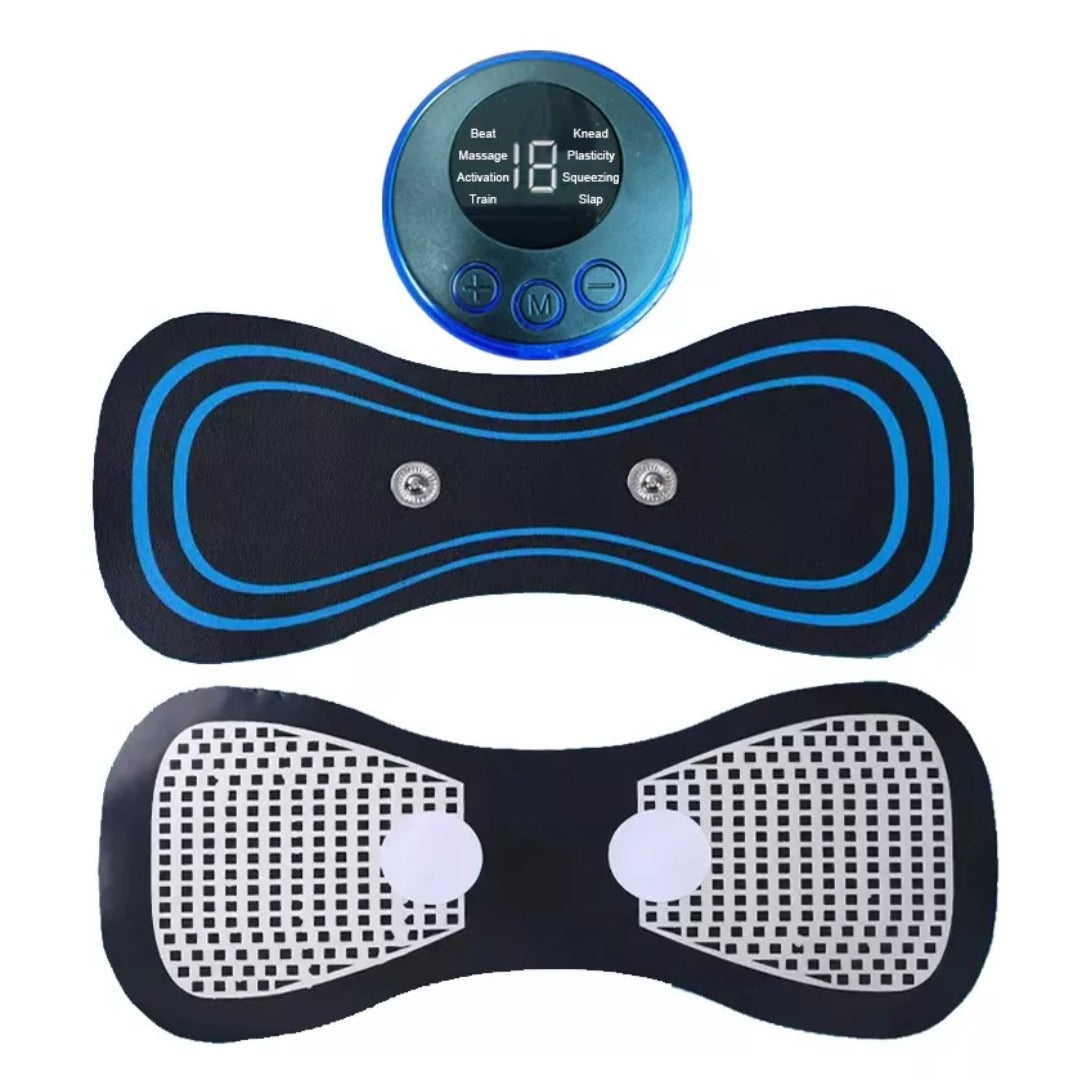Mini Masajeador Eléctrico EMS con 15 Modos y 10 Intensidades