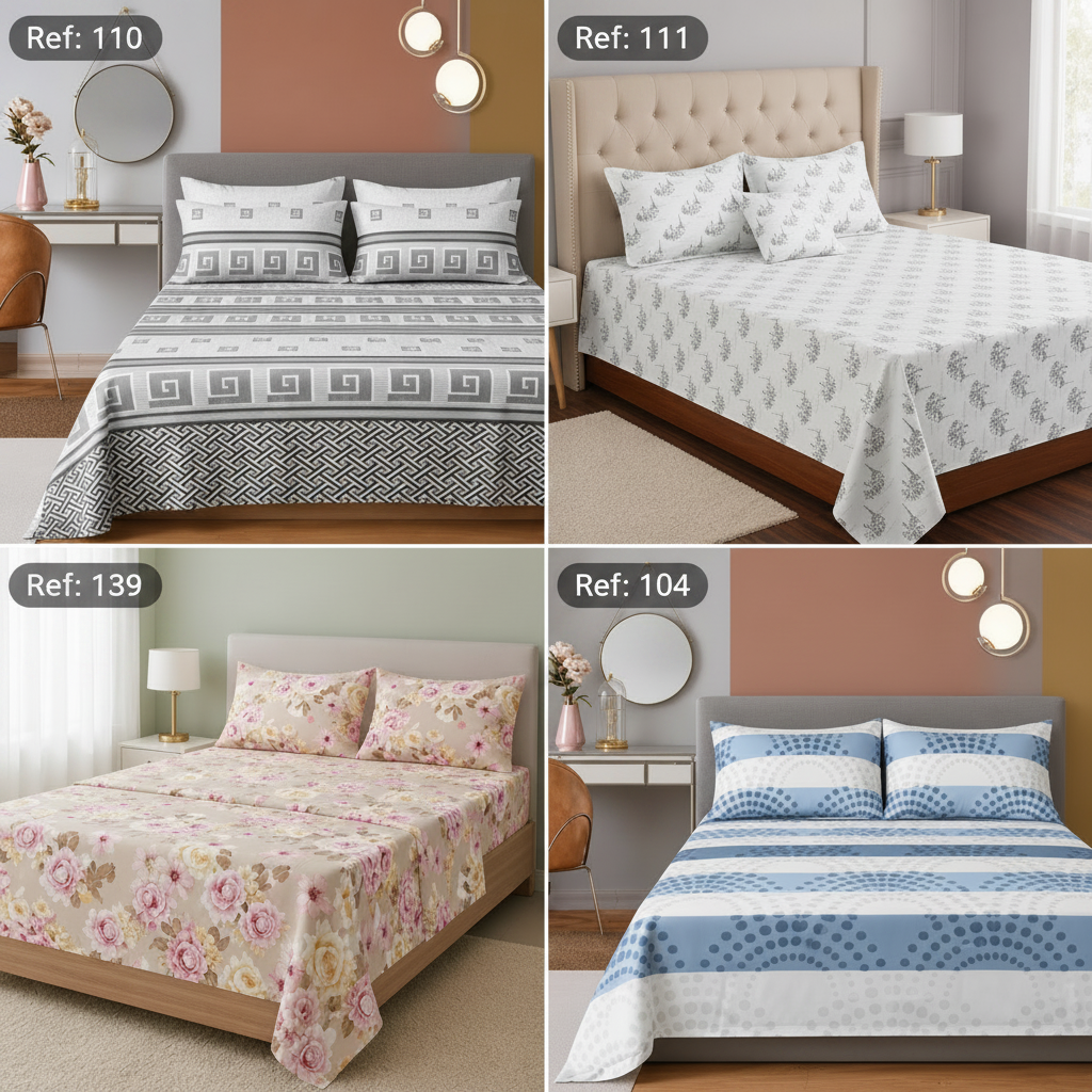 Juego de sabanas GEMA HOME – Suaves y  Frescas