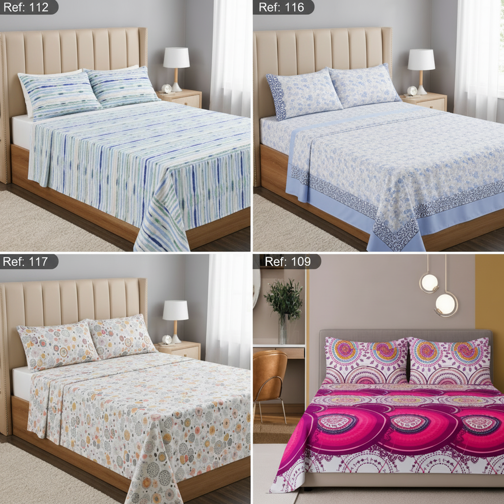 Juego de sabanas GEMA HOME – Suaves y  Frescas