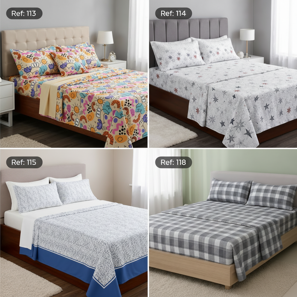 Juego de sabanas GEMA HOME – Suaves y  Frescas